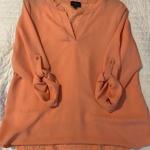 Market and spruce dressy shirt. Worn once. Lace back